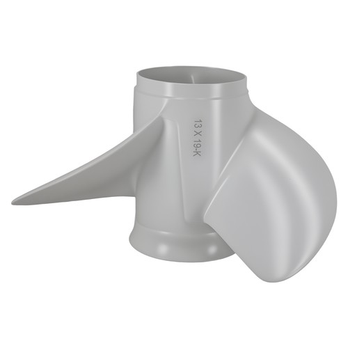 Aluminum outboard prop x19 - aluminum, 13"x19"